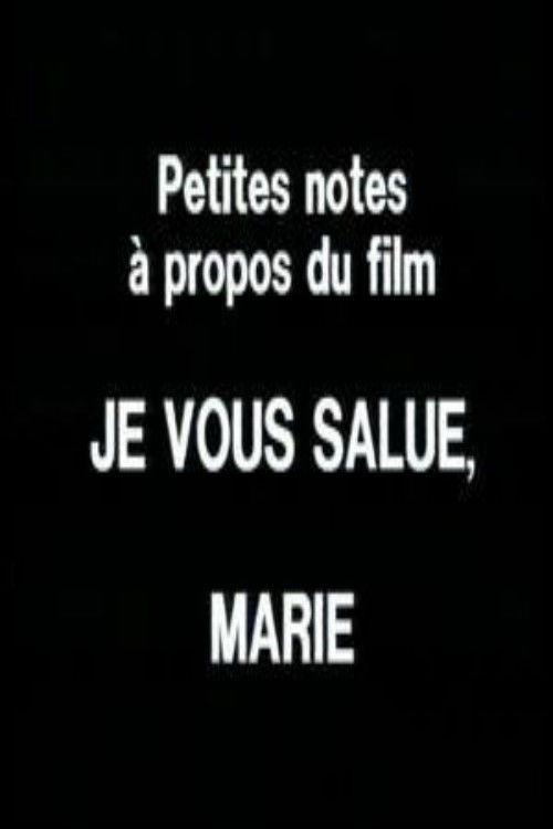 Notes on Hail Mary Poster