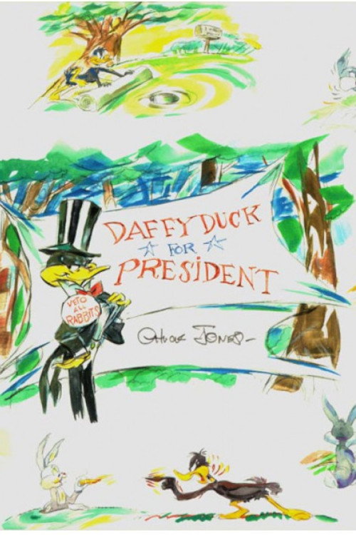 Daffy Duck for President Poster
