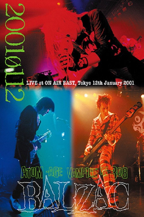 BALZAC「2001ø112 - Live at ON AIR EAST. Tokyo. 12th. January. 2001」 Poster
