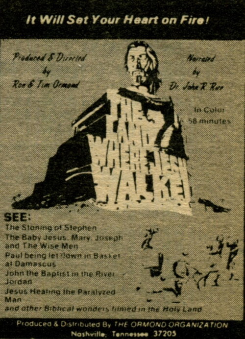 The Land Where Jesus Walked Poster