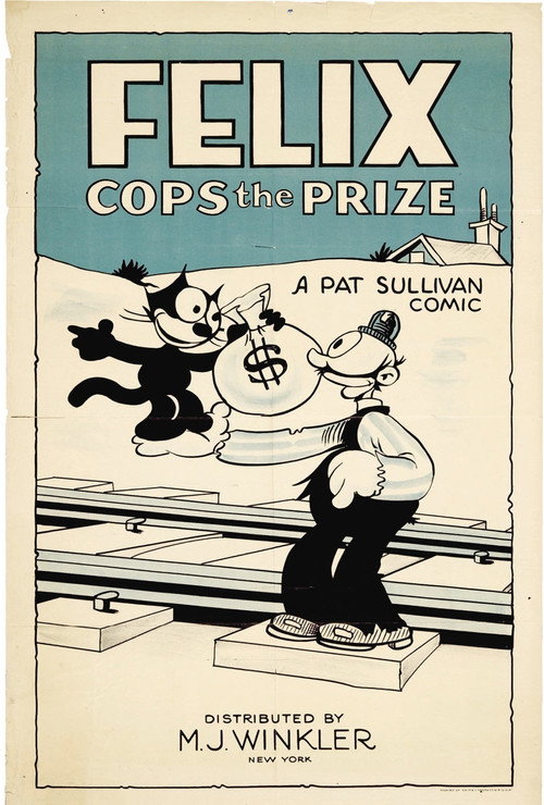 Felix Cops the Prize Poster