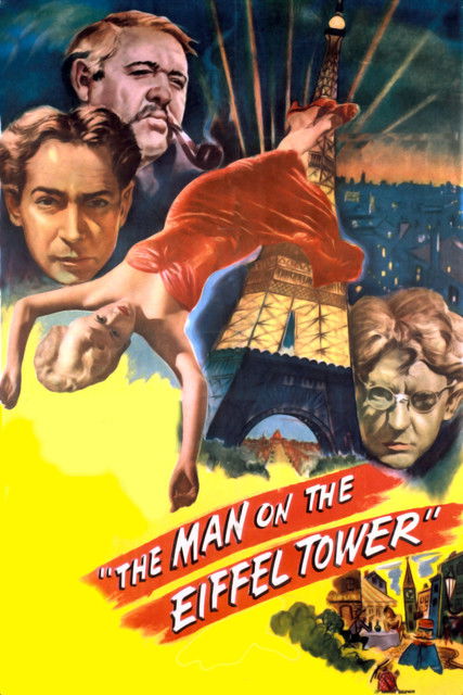 The Man on the Eiffel Tower Poster