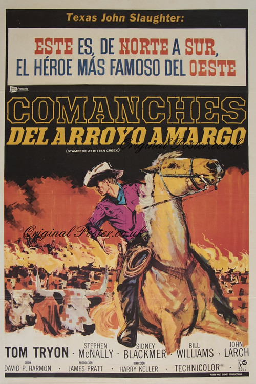 Stampede at Bitter Creek Poster