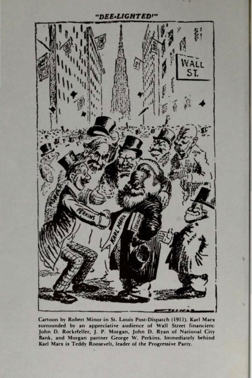 Marx and Rockefeller on Capitalism Poster