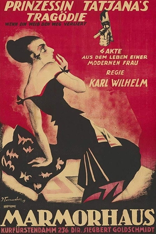Prinzessin Tatjana's Tragödie Poster