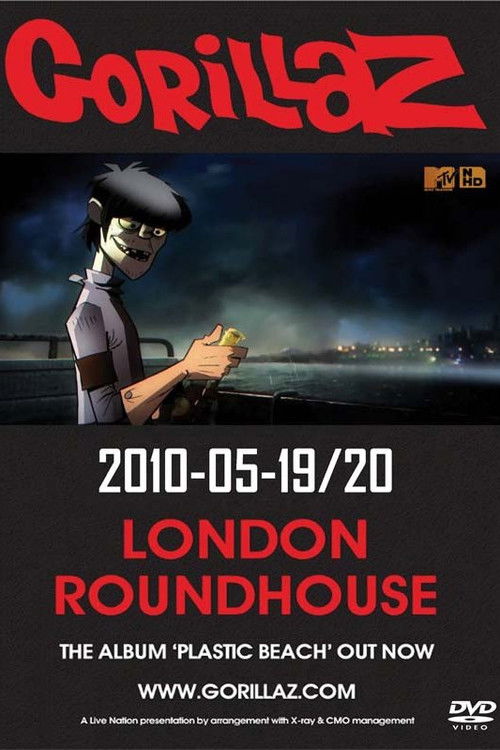 Gorillaz: Live at Roundhouse in London Poster