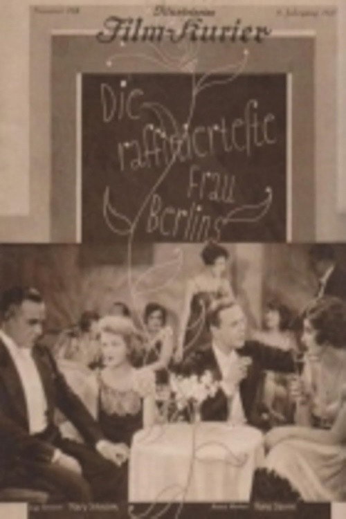 Die raffinierteste Frau Berlins Poster