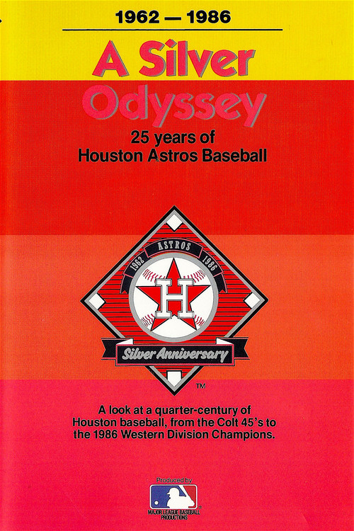 A Silver Odyssey: 25 Years of Houston Astros Baseball Poster