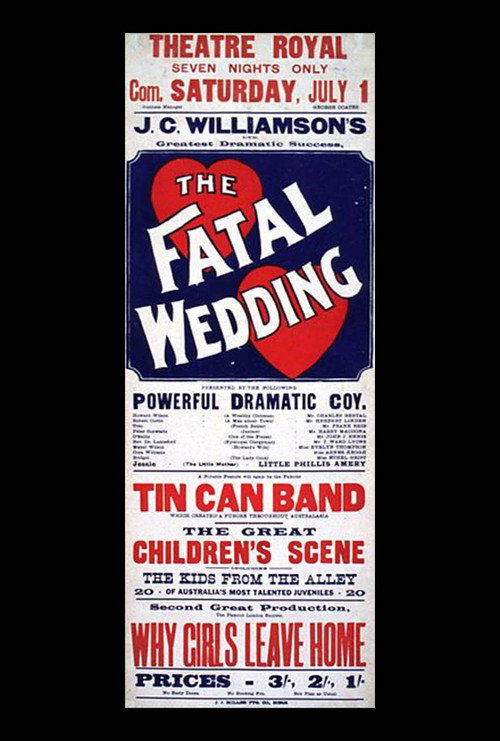 The Fatal Wedding Poster