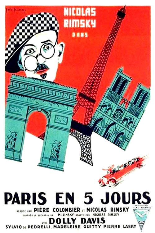 Paris in Five Days Poster