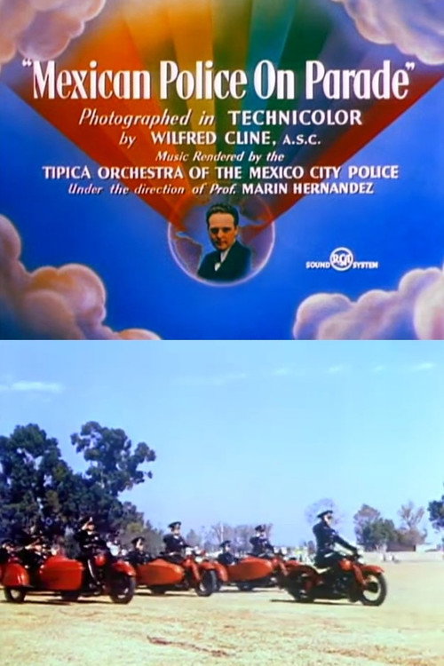Mexican Police on Parade Poster