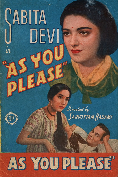 As You Please Poster