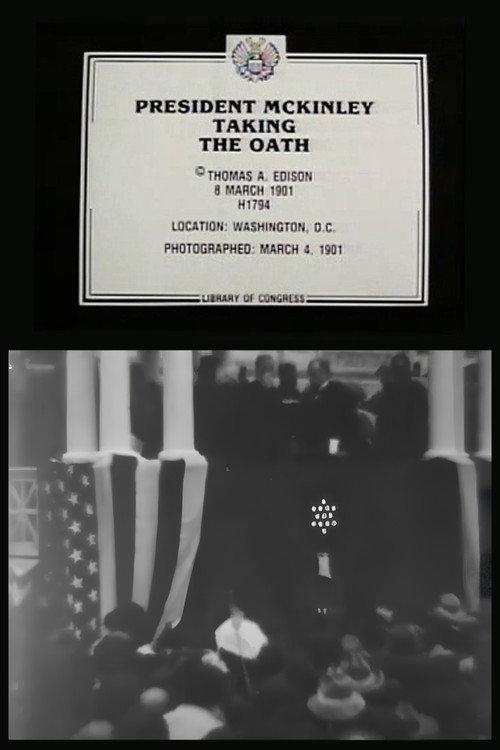President McKinley Taking the Oath Poster