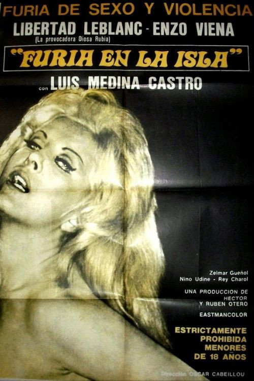 Furia en la isla Poster
