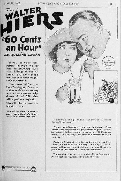 Sixty Cents an Hour Poster