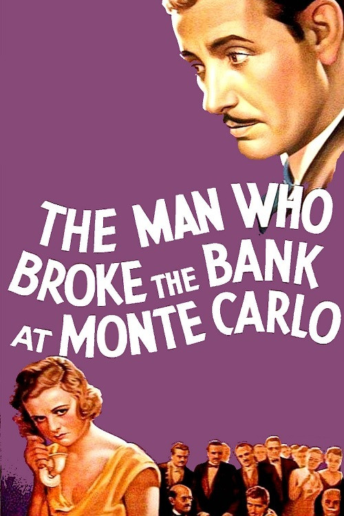 The Man Who Broke the Bank at Monte Carlo Poster