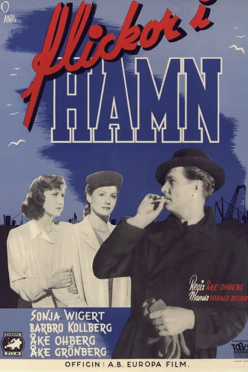 Flickor i hamn Poster