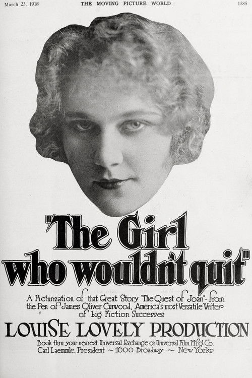 The Girl Who Wouldn't Quit Poster