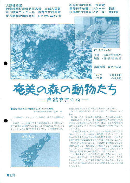奄美の森の動物たち―自然をさぐ る― Poster
