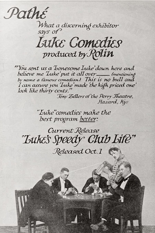Luke's Speedy Club Life Poster