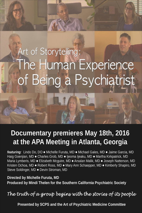 Art of Storytelling: The Human Experience of Being a Psychiatrist Poster