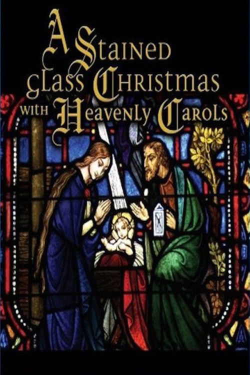 A Stained Glass Christmas Poster