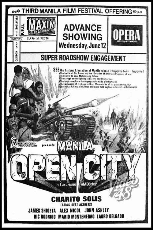 Manila, Open City Poster