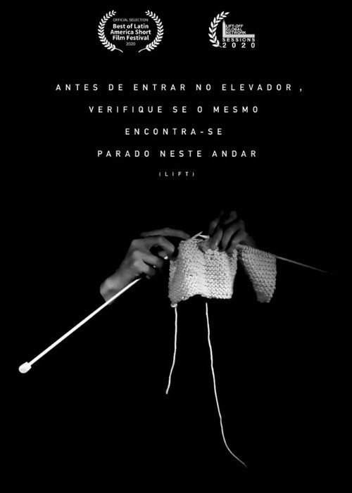 Antes de entrar no elevador, verifique se o mesmo encontra-se parado neste andar Poster