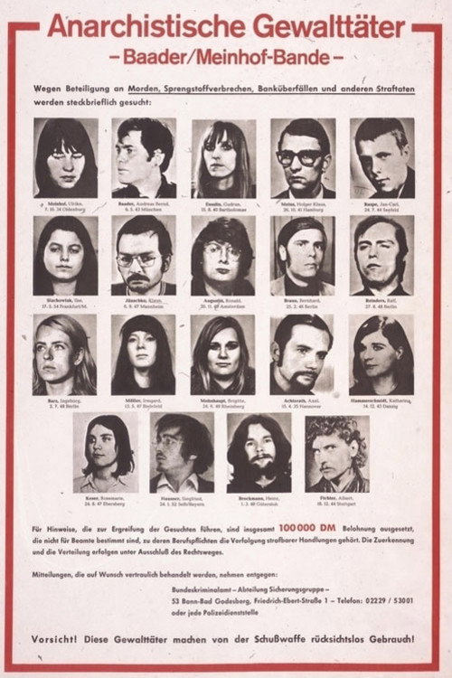 Baader-Meinhof Gang Poster