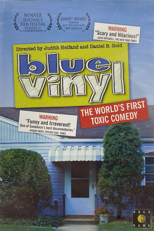 Blue Vinyl Poster