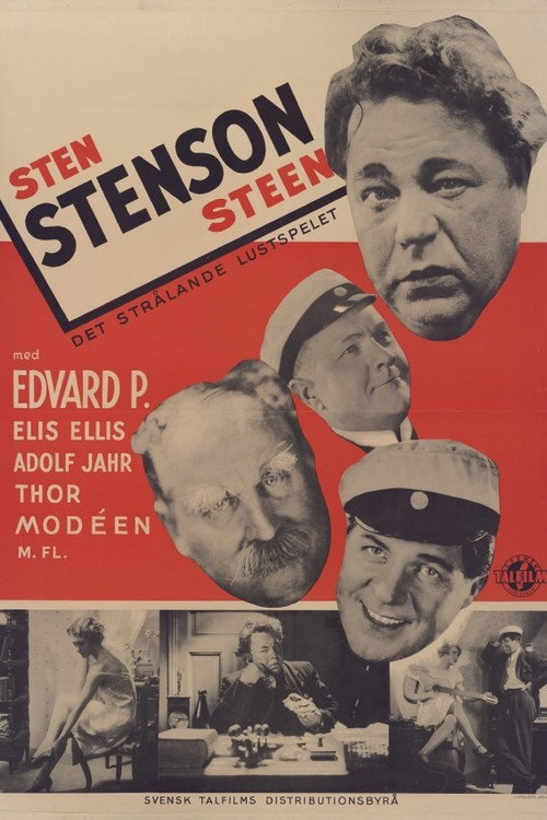 Sten Stensson Stéen från Eslöv på nya äventyr Poster