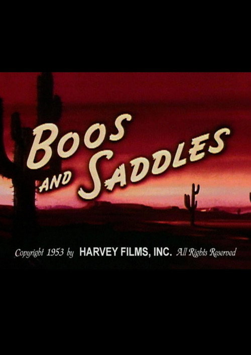 Boos and Saddles Poster