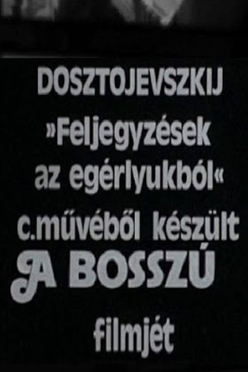 A bosszú Poster