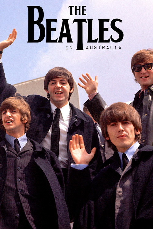 The Beatles in Australia Poster