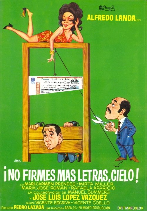 ¡No firmes más letras, cielo! Poster