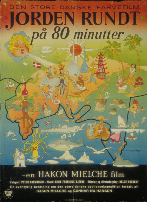 Jorden rundt på 80 minutter Poster