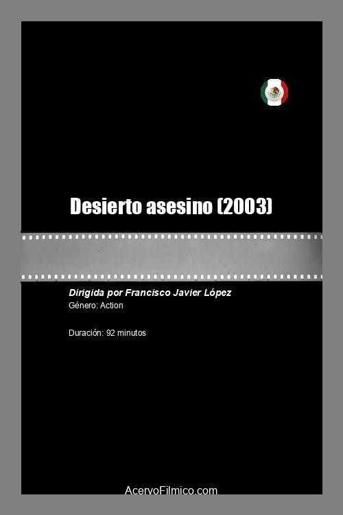 Desierto asesino Poster