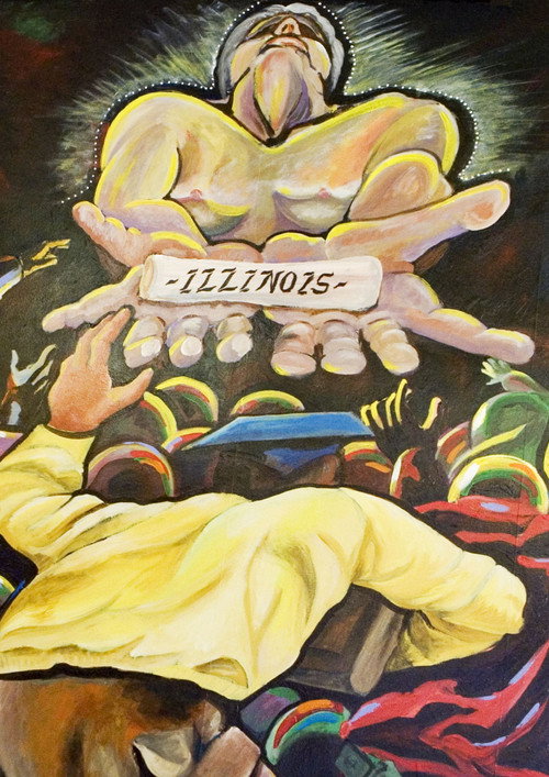 The 1992 Protests at the University of Illinois Urbana-Champaign Poster