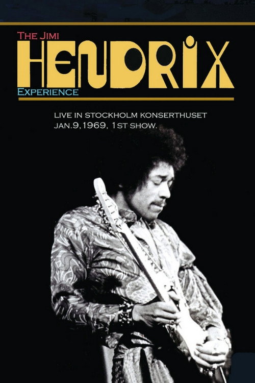 Jimi Hendrix Live in Stockholm 1969 Poster