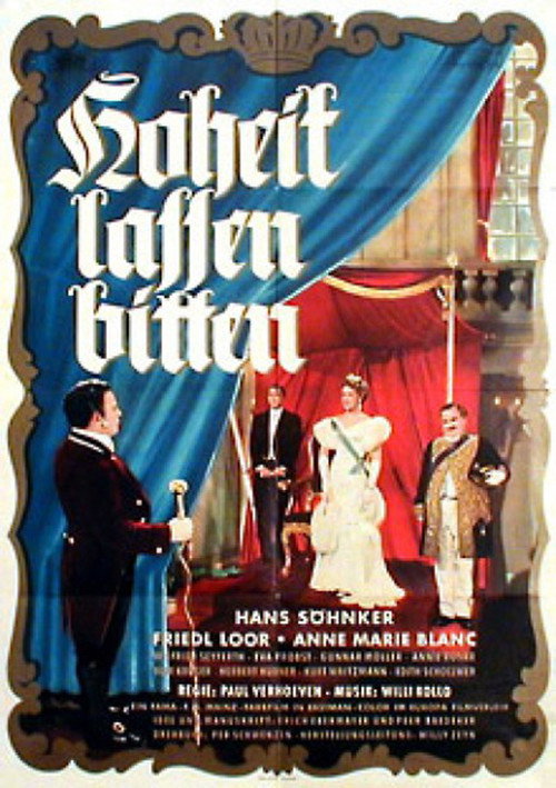 Hoheit lassen bitten Poster