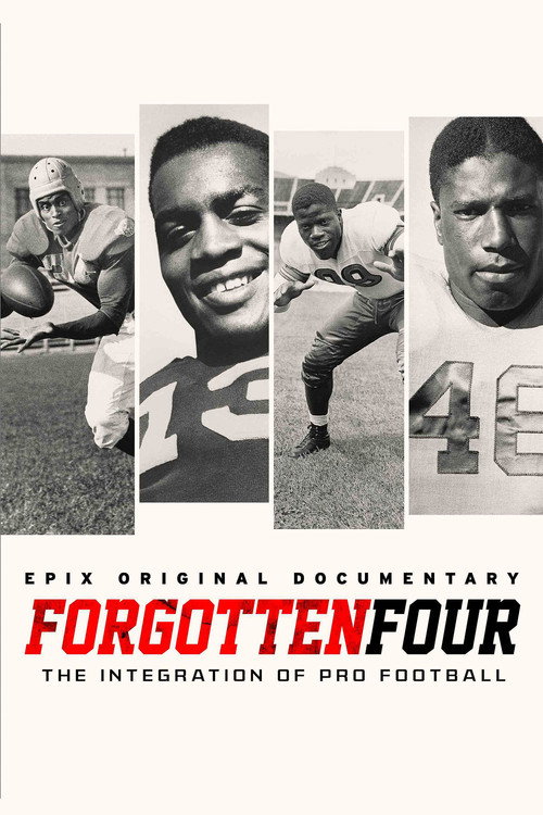 Forgotten Four: The Integration of Pro Football Poster