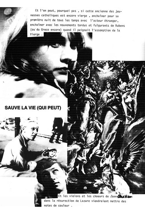 Sauve la vie (qui peut) Poster