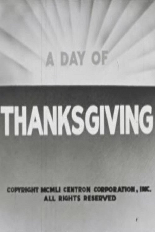 A Day Of Thanksgiving Poster