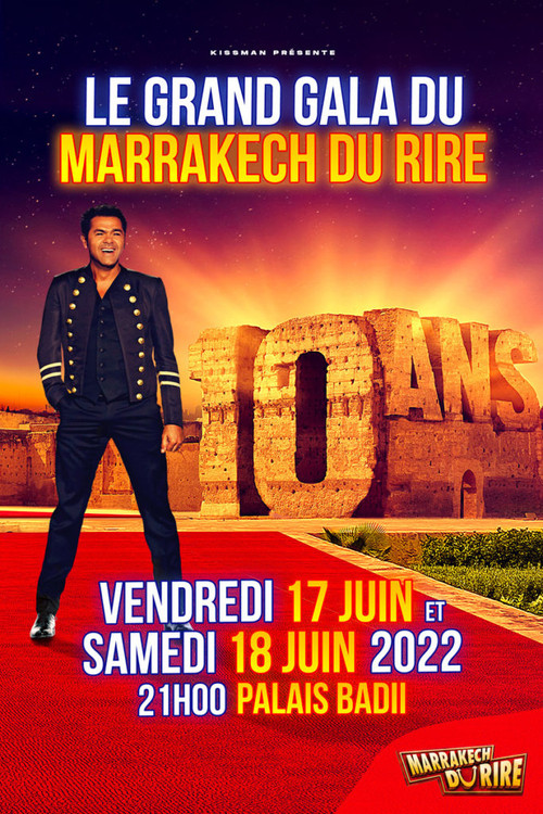 Jamel et ses amis au Marrakech du rire 2022 : 10 ans Poster