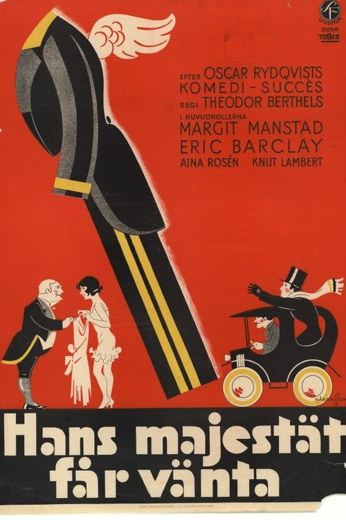 His Majesty must wait Poster