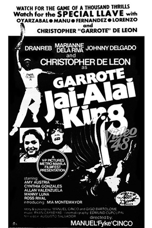 Drigo Garrote: Jai Alai King Poster