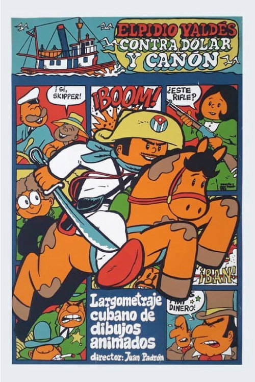 Elpidio Valdés contra Dólar y Cañón Poster