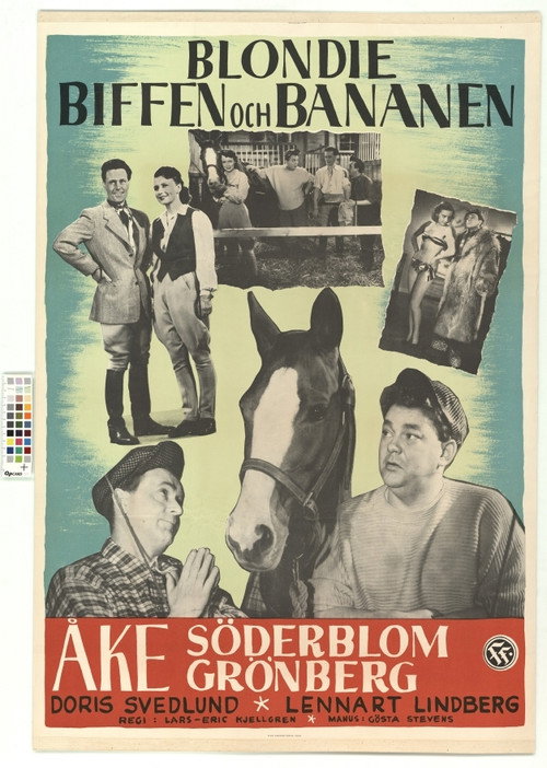 Blondie, Biffen och Bananen Poster