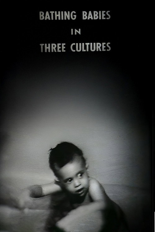 Bathing Babies in Three Cultures Poster