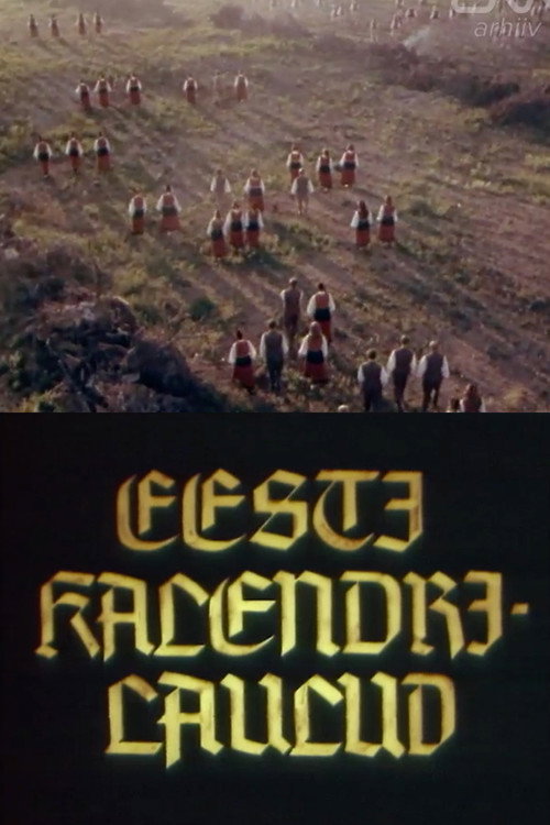 Estonian Calendar Songs Poster